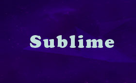 sublime编辑器