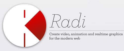 Radi: Visual Design Application with HTML5 and Javascript