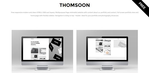 Thomsoon-C-Free-portfolio-template