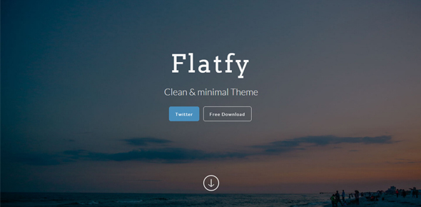 Flatfy-C-Flat-minimal-HTML-template