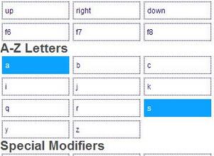 jQuery HotKeys̰¼keydown